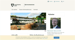 Desktop Screenshot of bjornbodaskolan.stockholm.se