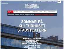 Tablet Screenshot of kulturhuset.stockholm.se