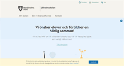 Desktop Screenshot of lillholmsskolan.stockholm.se