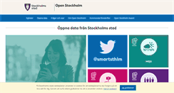 Desktop Screenshot of open.stockholm.se