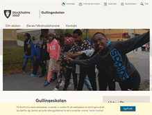 Tablet Screenshot of gullingeskolan.stockholm.se