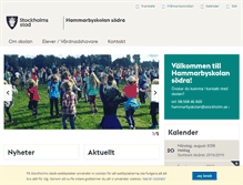 Tablet Screenshot of hammarbyskolan.stockholm.se
