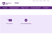 Tablet Screenshot of kulan.stockholm.se