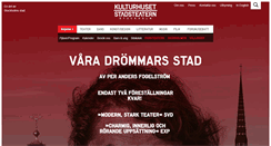 Desktop Screenshot of en.kulturhuset.stockholm.se