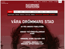 Tablet Screenshot of en.kulturhuset.stockholm.se