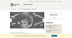 Desktop Screenshot of nybohovsskolan.stockholm.se